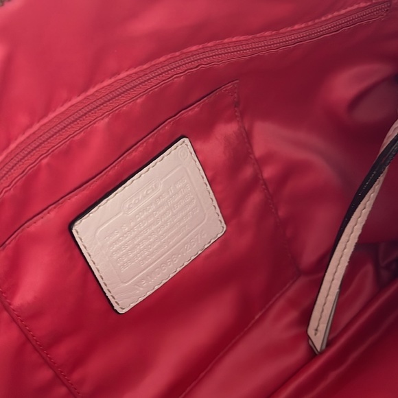 Coach Handbag with Red Interior - Picture 2 of 7